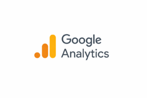 Google Analytics logo on white background